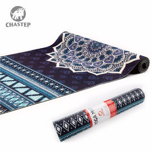 CHASTEP Non-Slip Mandala Yoga Mat w/ Mesh bag